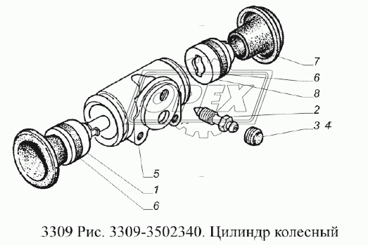 Цилиндр колесный 2